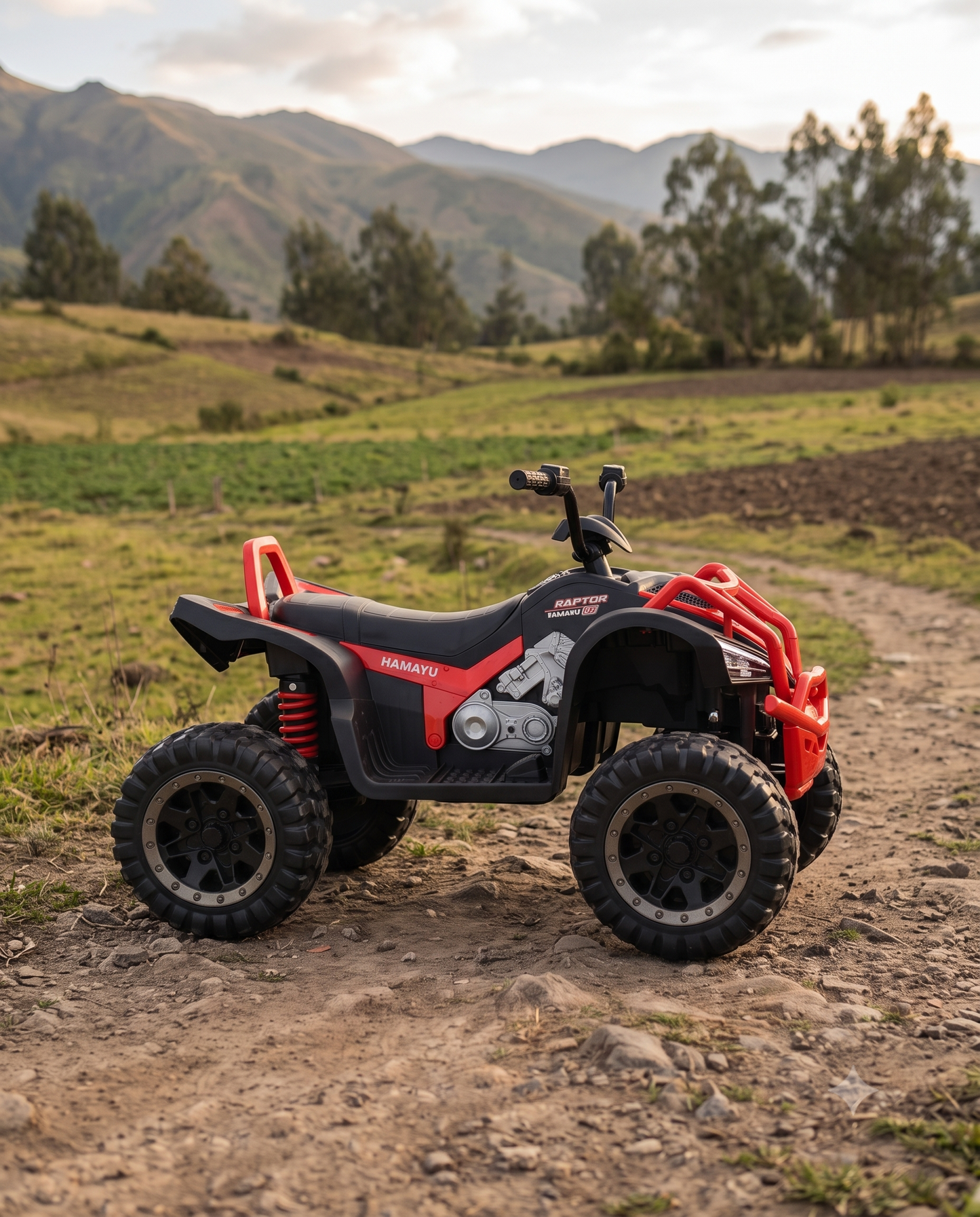 Cuadrón 4x4 Premium para Niños | Estructura Reforzada de Metal, Llantas de Goma y Suspensión Real