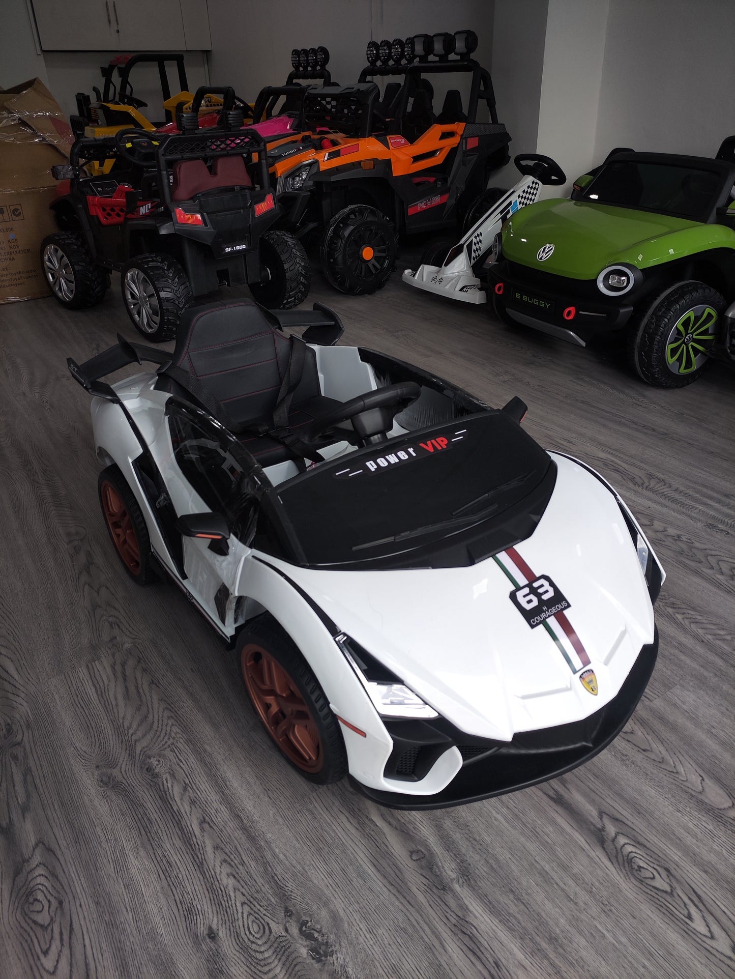 Lamborghini Premium para Niños | Llantas de Goma, Asiento de Cuero y Control Remoto