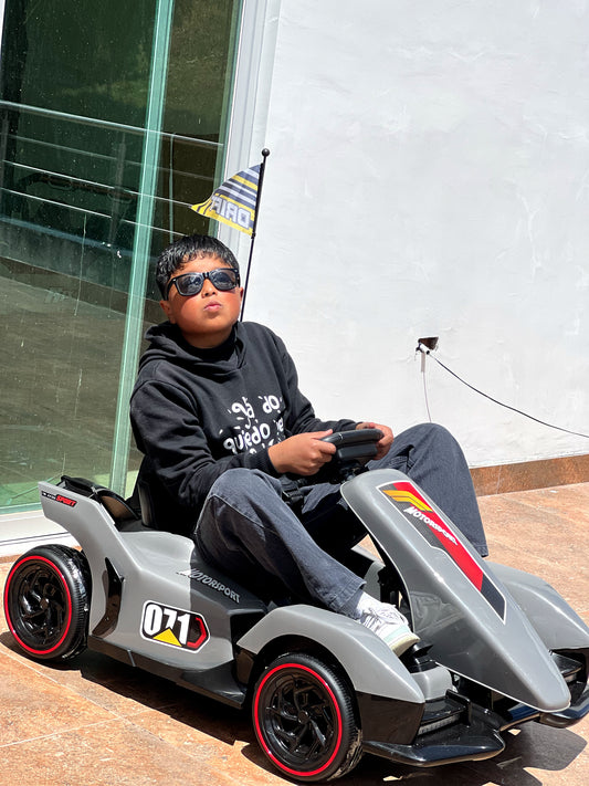 Go Kart XL Premium “Crece con Él” | 12V 15Ah, Hasta 80 kg y Control Remoto