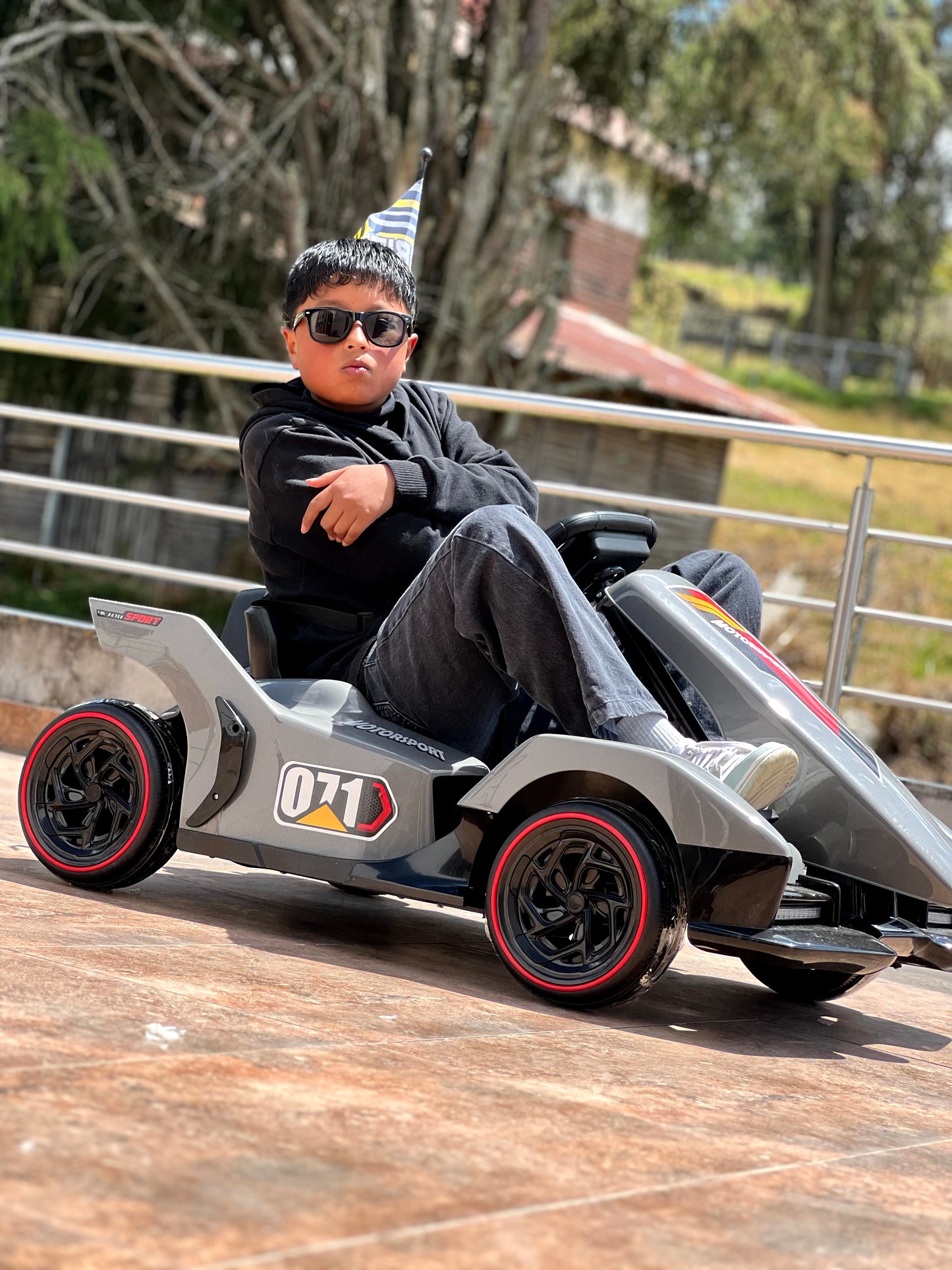 Go Kart XL Premium “Crece con Él” | 12V 15Ah, Hasta 80 kg y Control Remoto