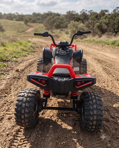 Cuadrón 4x4 Premium para Niños | Estructura Reforzada de Metal, Llantas de Goma y Suspensión Real