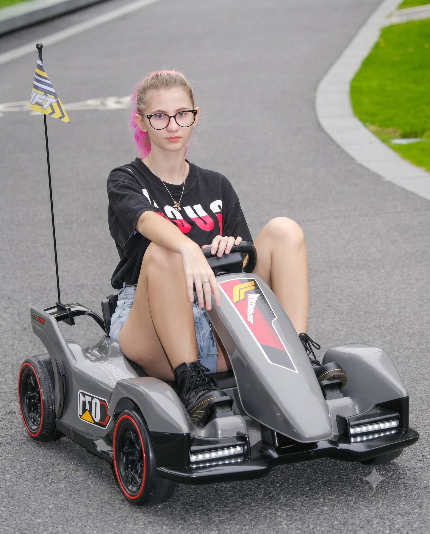 Go Kart XL Premium “Crece con Él” | 12V 15Ah, Hasta 80 kg y Control Remoto