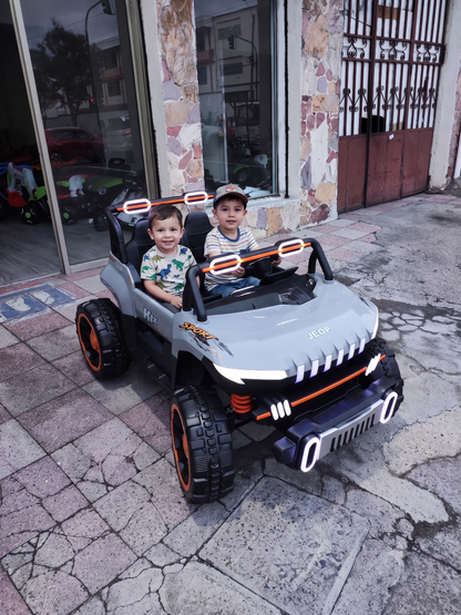 Jeep XL 4x4 Premium para Niños | 2 Asientos, Batería 12V 15Ah y Control Remoto
